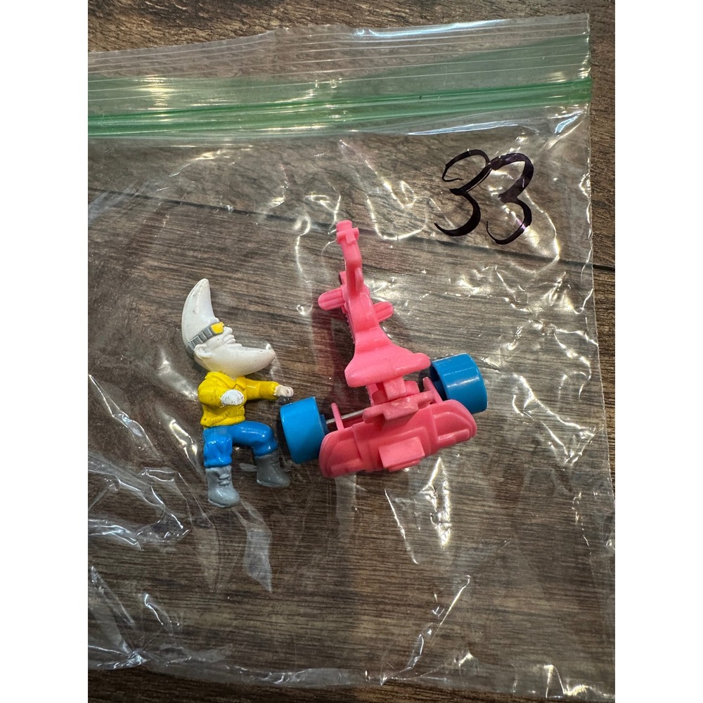 McDonalds Happy Meal Toy‎ Moon Man C-3PO 33 With Race Car